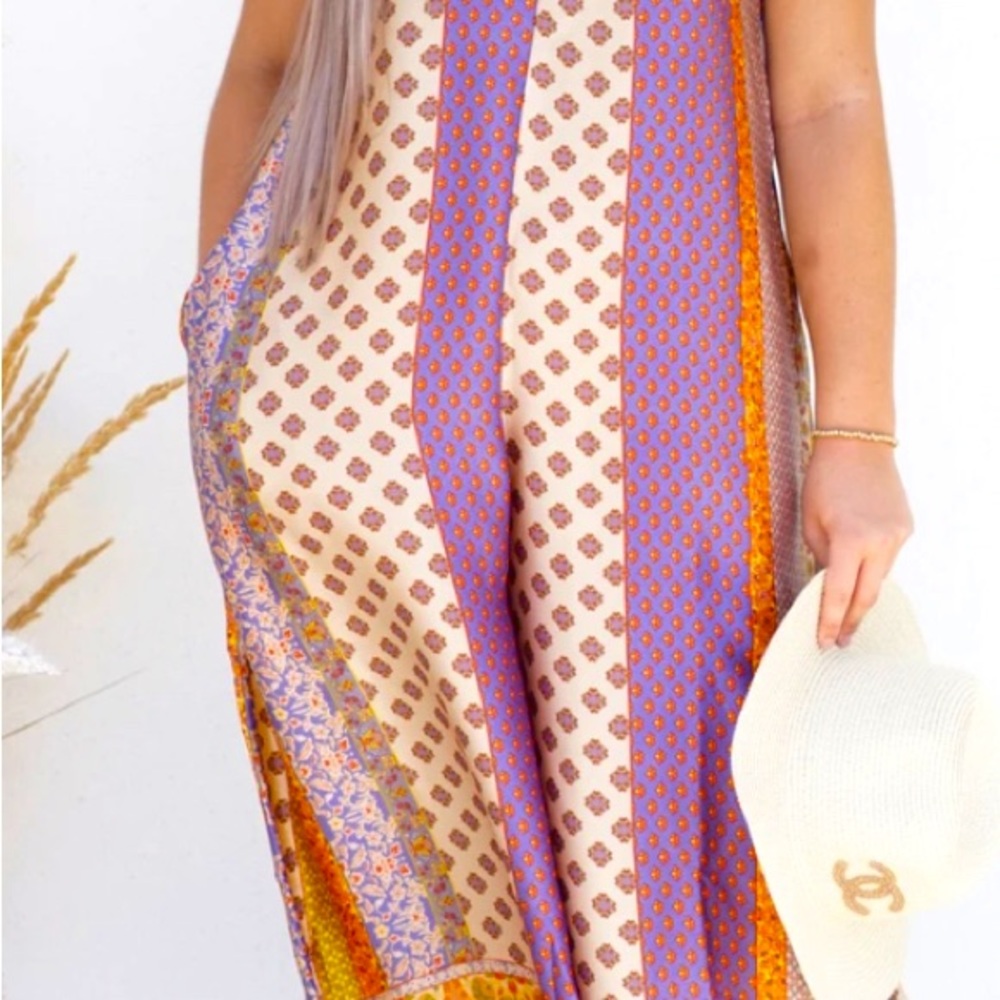 Radiant Multi Color Jumpsuit - Picture 2 of 3
